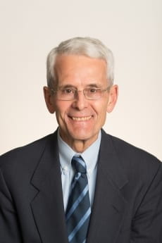 Professor Robert Sutter, pictured in professional attire